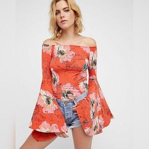 Free People Birds of Paradise Flare Top